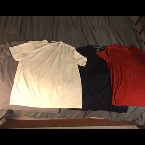 Mens Athletic short sleeve shirts large